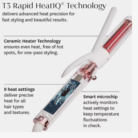 Switch Kit Wave Trio Interchangeable Curling Iron With 3 Barrels - Picture 6 of 9